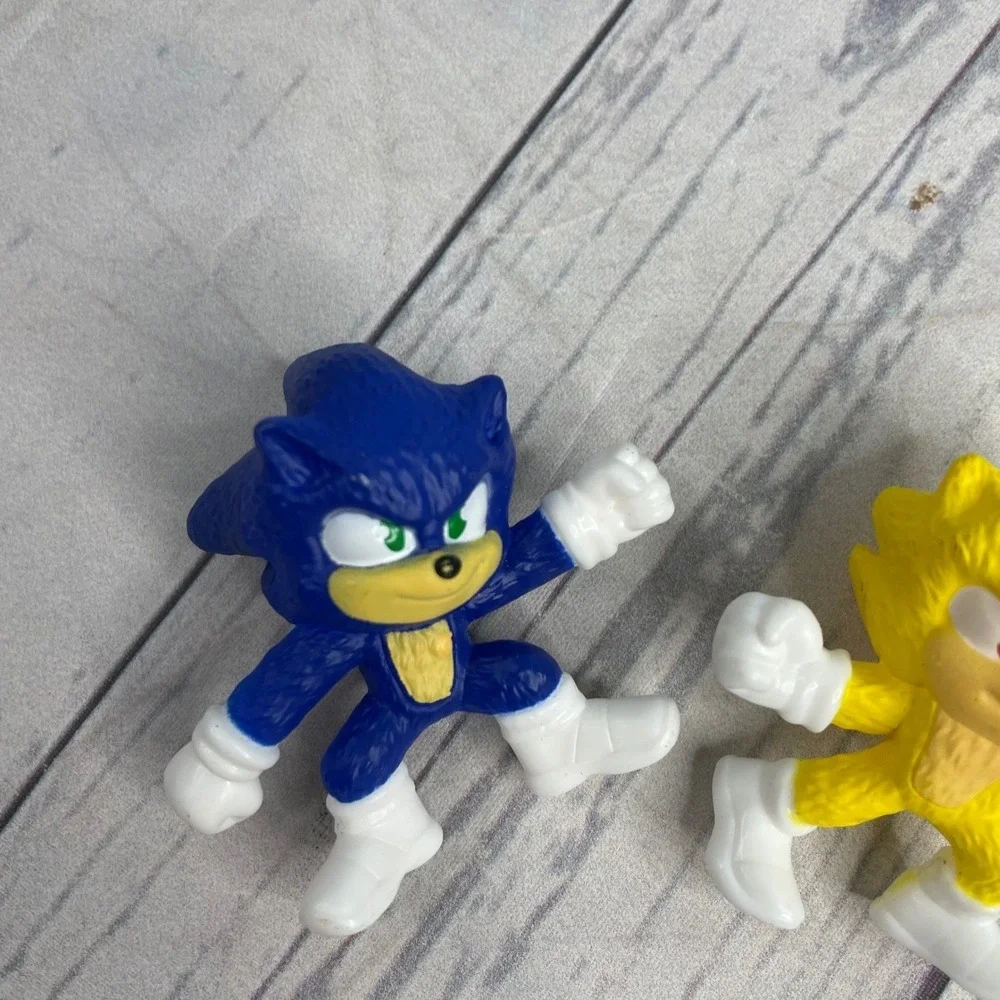 Sonic the Hedgehog Shadow Super Mini Figures Kids Toys Collection Cake Topper